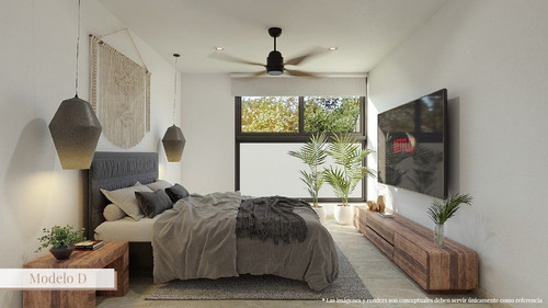 Imagen 2 de 19 de Departamento En Venta Privada Hómu, Temozón Norte *mod. D*