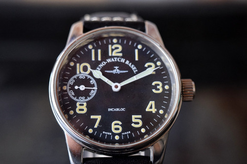 Relógio Zeno Watch Basel - Modelo Militar Aviador Pilot