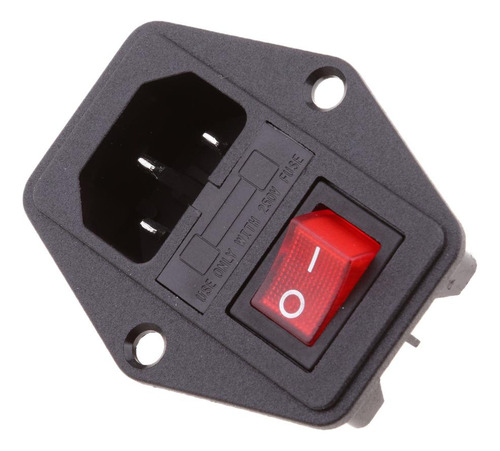 Enchufe Toma De Corriente Iec320 C14 3 Pin Para Computadoras