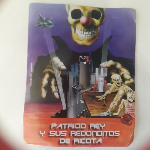 Calcomanía Original Patricio Rey Y Sus Redonditos De Ricota (Usado)