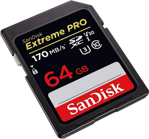 Memoria Sd Sandisk 64gb 170 Mb Sdxc Uhs-i 4 K Uhd Nueva