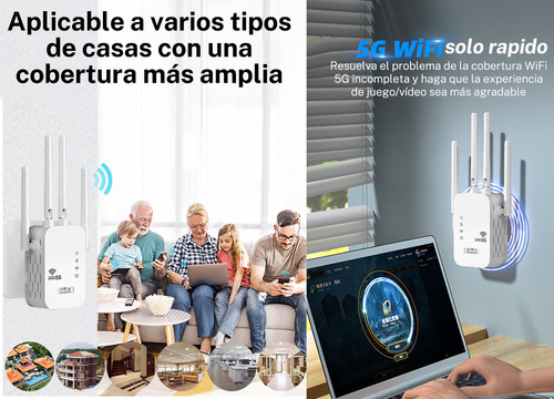 5g Repetidor De Señal Wifi Punto De Acceso 5g De 1200mbps 5ghz/2.4ghz Wifi Varmi