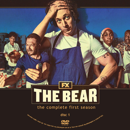 The Bear 2022/2023 Temp. 1 Y 2 En Dvd. 5 Discos. Ing Esp Lat