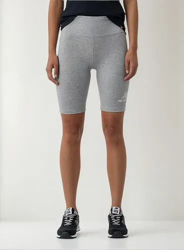 Short New Balance Essentials Para Mujer-gris Claro