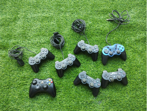 Lote De Joysticks Playstation Xbox Otros A Revisar Repuestos