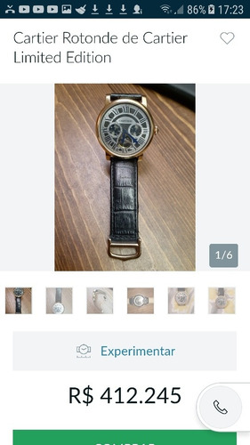 Relogio Cartier Tourbillon Cronograph