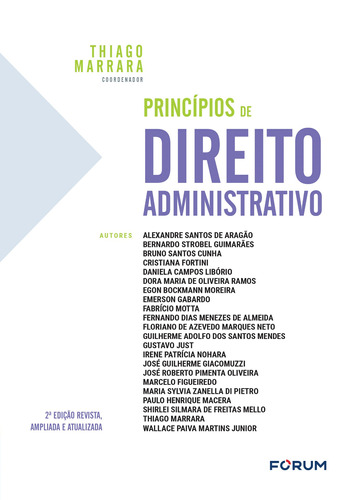 Princípios de Direito Administrativo, de Marrara, Thiago. Editora Fórum Ltda, capa mole em português, 2021