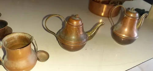 Mini Juego De Ollas De Bronce (Usado)