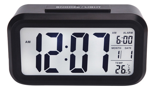 Reloj Despertador Con Pantalla Led, Fecha Y Temperatura