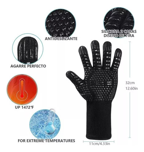Guantes Para Barbacoa, De Parrilla Para Barbacoa Microonda