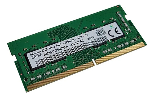 Memoria De Notebook Sk Hynix 8gb 1rx8 Ddr4 Pc4-3200mhz