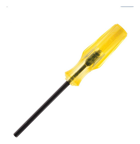 Chave Allen Reta 1/4 Com Cabo Stanley Cor Amarelo