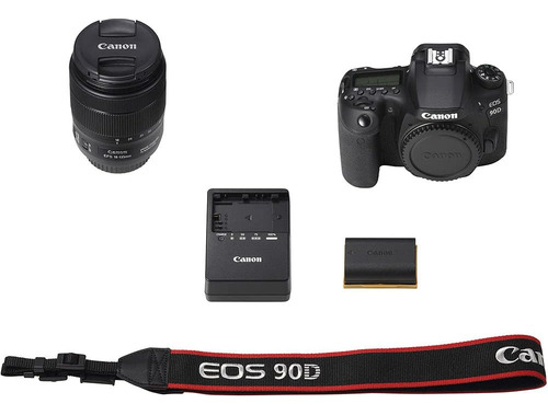 Cámara Canon Eos 90d Dslr 18-135mm + 50mm, 64gb Incluido