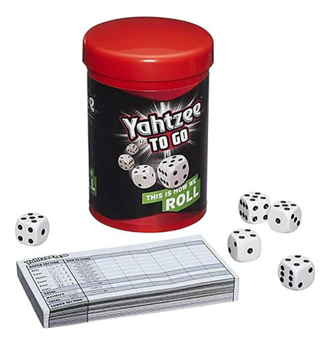 Juego De Viaje Yahtzee To Go De Hasbro 2014 Gaming