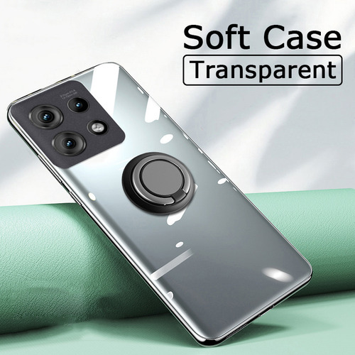 Funda For Moto G75 5g Transparente Anillo