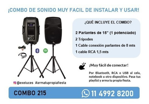 Alquiler Parlantes, Sonido, Luces Tigre Y Nordelta