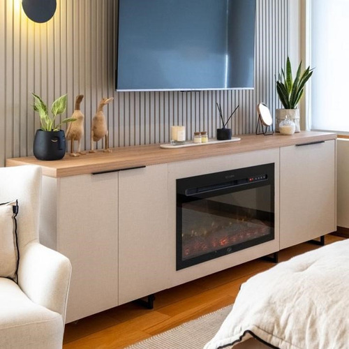 Chimenea Eléctrica Pabst Mod. Osorno 32 1800w Wifi