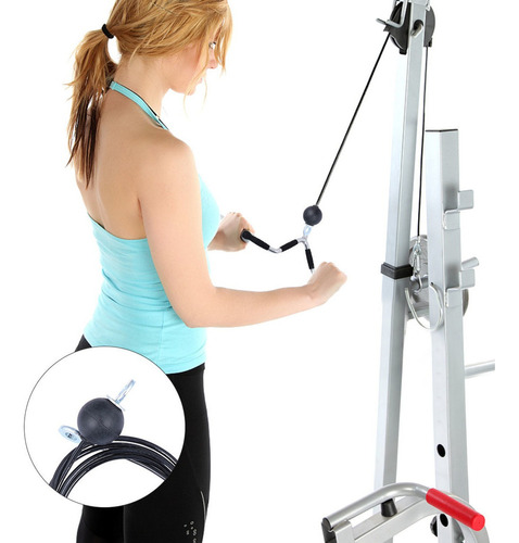 P 1 Set De Fitness Lat Y Levantar Sistema De Polea De Cable