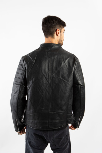 Campera Chaqueta Cuero Ecológico Hombre Básica Importada Yd