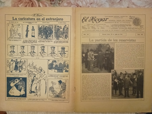 Antigua Revista El Hogar Ilustración Semanal Año 1915 N° 303