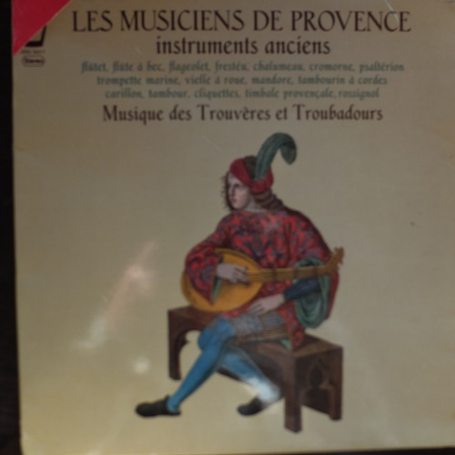Vinilo Les Musiciens De Provence Instruments Ancien. Musique