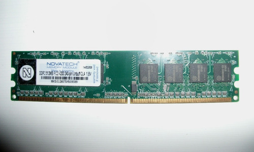 Tarjeta De Memoria Ram Novatech Ddr2 512mb Pc2 4200 240 Pin