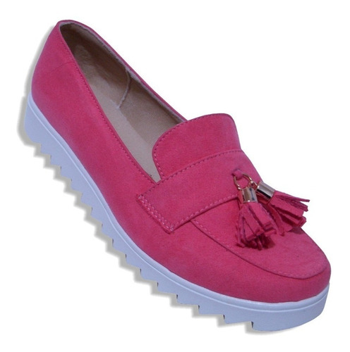 Zapato Antifaz Campanas Mocasin Comodo Coral