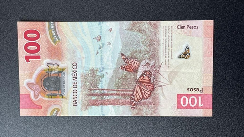 Imagen 3 de 4 de Billete De Colección De 100 Pesos Serie A A