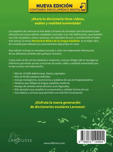 Diccionario Básico de la Lengua Española Editorial Larousse