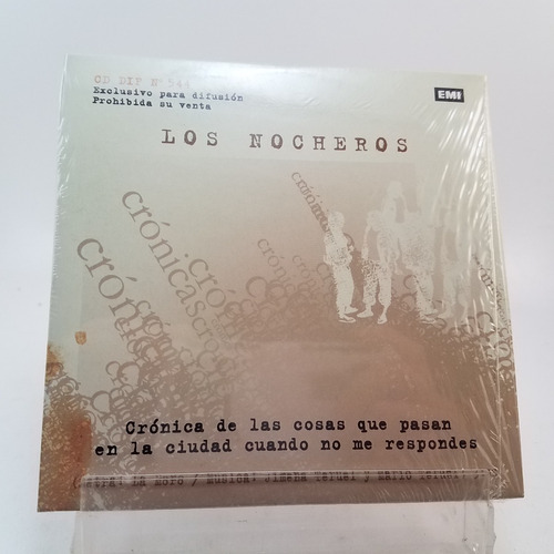 Los Nocheros - Cronica De Las Cosas - Cd Single - Ex