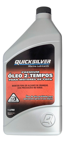 Lubrificante Quicksilver Tcw3 2 Tempos 1 Litro