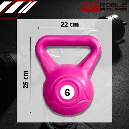 Imagen 3 de 10 de Kit Colchoneta Gimnasia + Soga + Pesa Rusa 6kg + Tobilleras