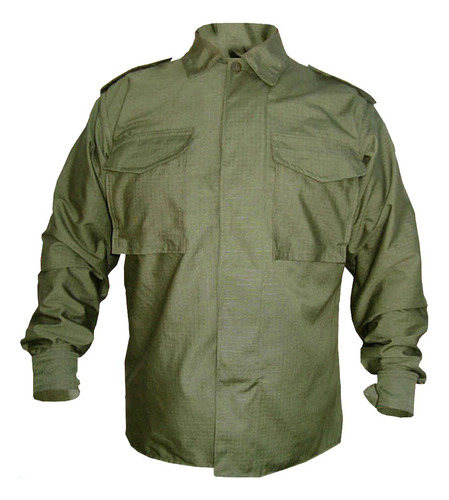 Camisa Militar  De Uniforme Modelo Ejercito En Tela Rip Stop