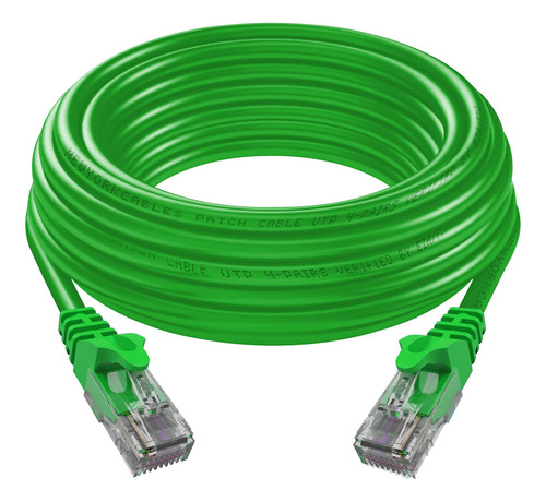 Cable Conexion Cobre Puro 25 Pie 20 Verde