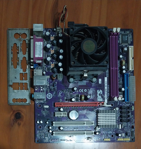 Motherboard Am2+ Ecs Geforce6100pm-m2 + Amd Sempron Le-1250