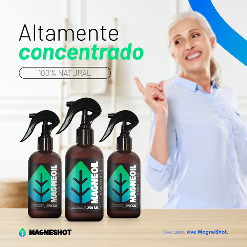 Magneoil Aceite De Magnesio De Zechstein 250ml Pack 24