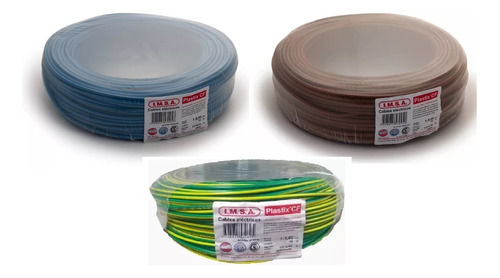 Cable Unipolar Imsa 6mm Pack X 3 Rollos X 100m