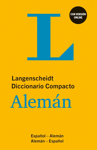 Langenscheidt Diccionario Compacto Esp-aleman / Aleman-esp