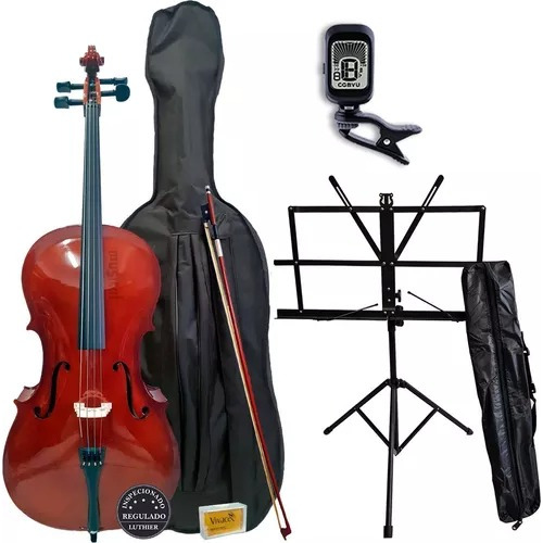 Violoncelo Vivace 4/4 Profissional Cmo44 + Kit Completo Promoção!