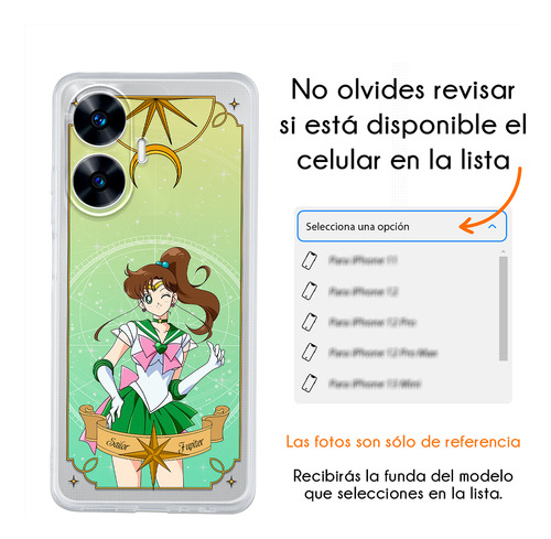 Funda Para Realme Sailor Moon Sailor Jupiter Sailor Verde Anime