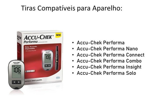 Tira Para Glicemia Accu-chek Performa 50 Tiras