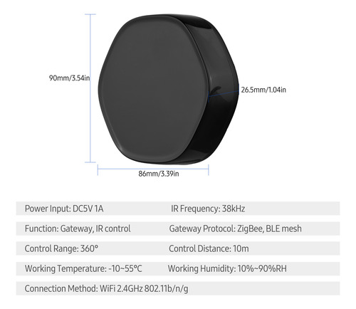 Gateway Way Smart Remote Aplicável Wifi Ir Wireless Gate