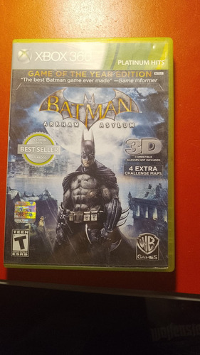 Batman: Arkham Asylum Edición Estándar Para Xbox 360 Usado