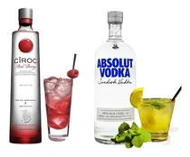 Comprar Kit Vodka Ciroc Red Berry 750ml + Vodka Absolut 1l Original