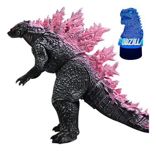 2024neca Godzilla Figura Juguete +3d Pequeña Luz De La Noche