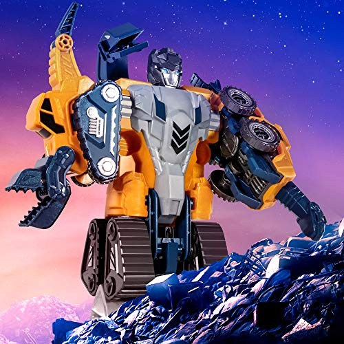 Juego De Vehiculos De Construccion De Robots Para Niños