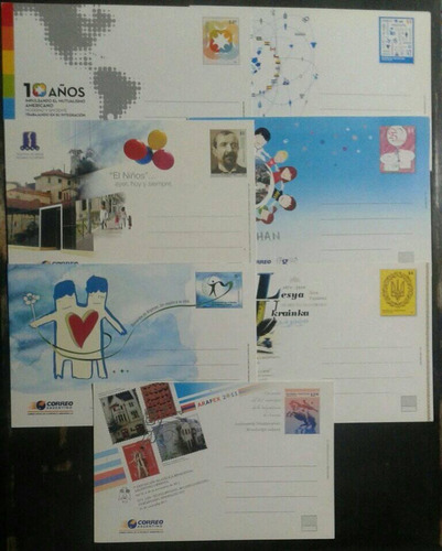 Lote De Enteros Postales Son 15 Enteros Mint