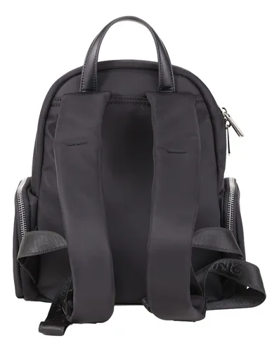 Mochila Impermeable Mujer Aoking V2308020-1 Color Negro Diseño de la tela Lisa