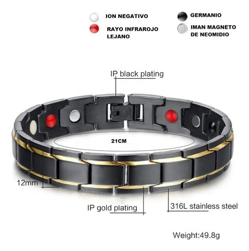 Pulsera Magnetica Antiestatica, Brazalete Antiestatica