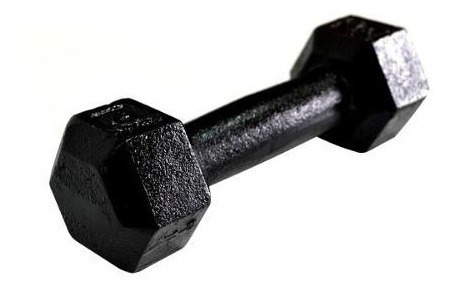 Imagen 3 de 5 de Mancuerna Hierro Fundicion 6kg Pesa Gimnasio Gym Stadium